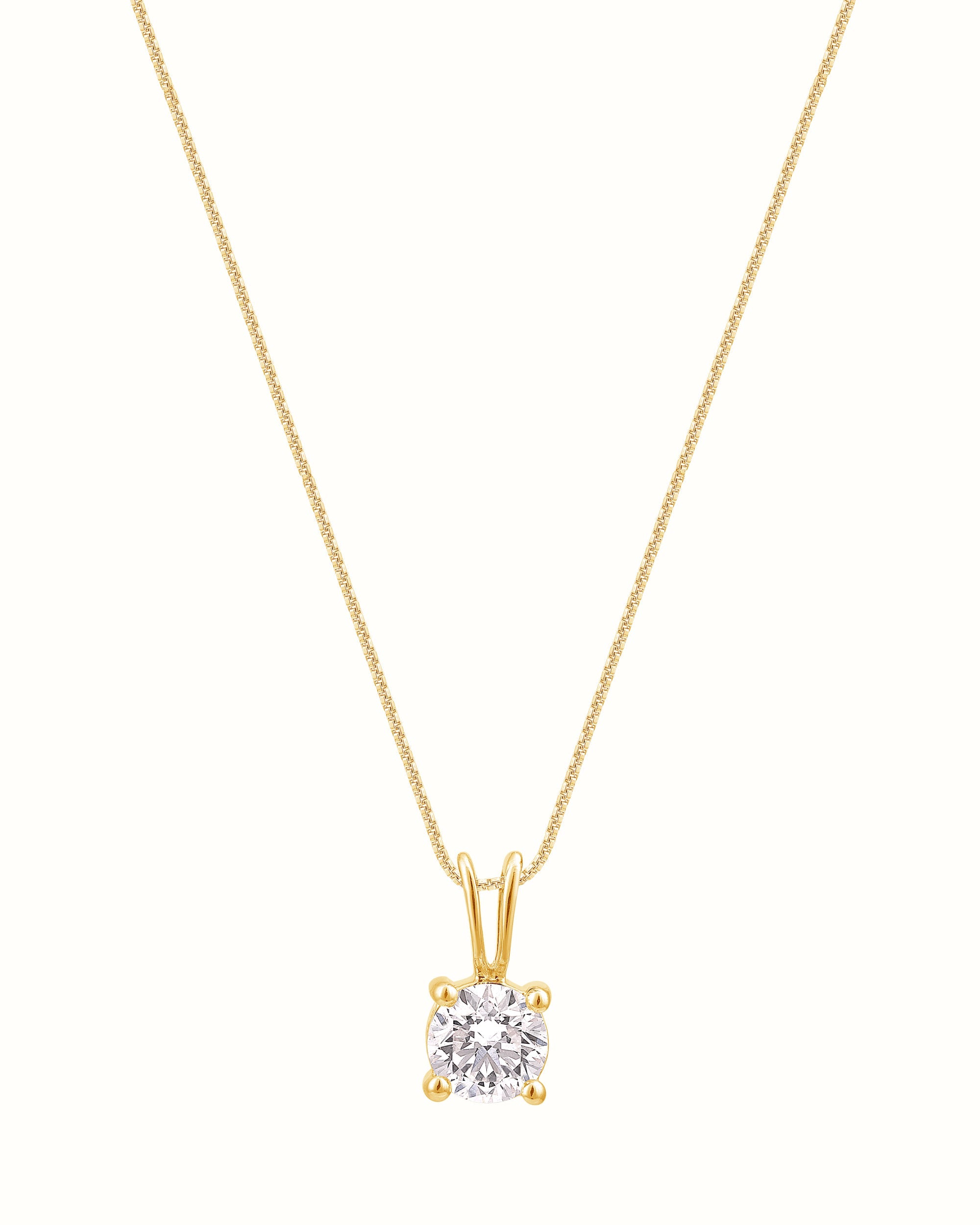 0.50ct Round Solitaire Pendant